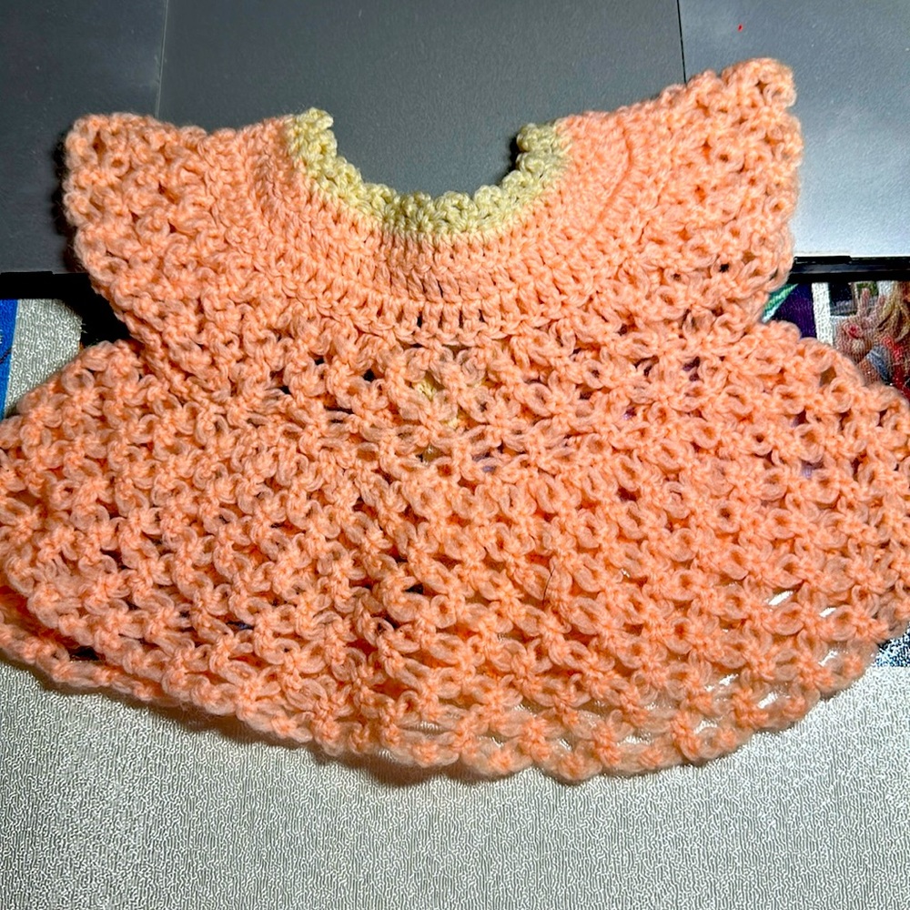 Doll vintage handmade sweater